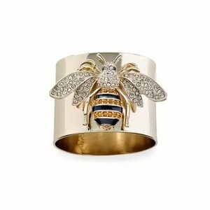Gold and Silver Bee Ring